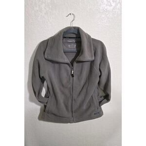 Calvin Klein Performance Funnel Neck Zip Up Fleece Sweater Jacket Womens Small